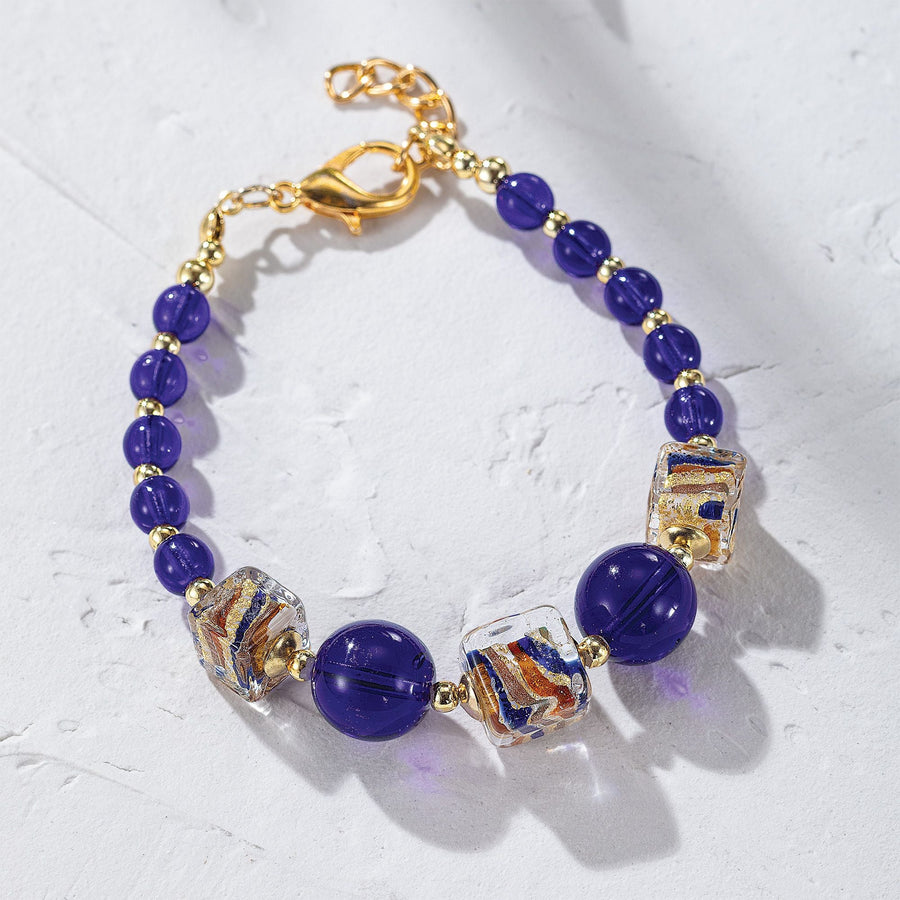 Murano Glass Mediterranean Sea Bracelet
