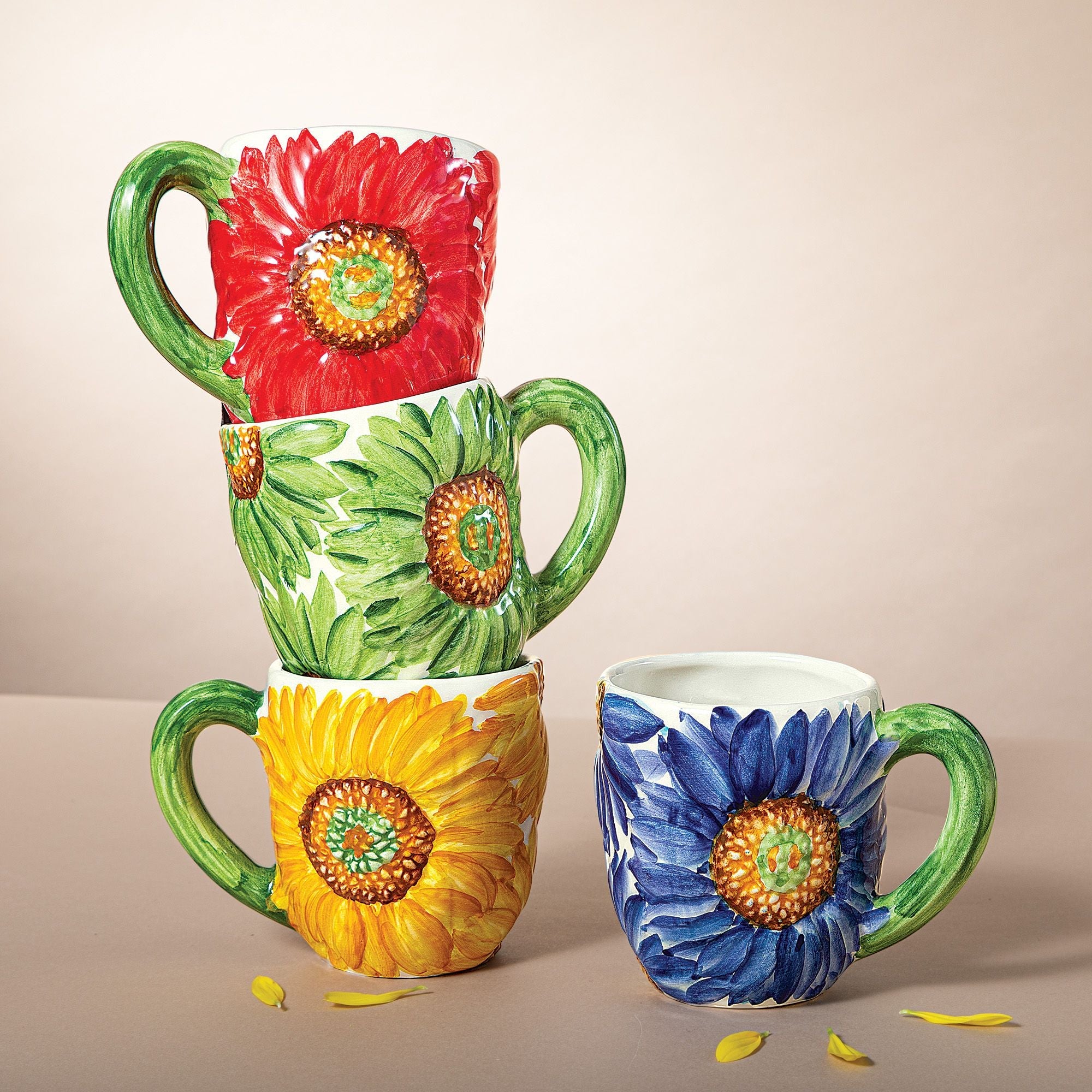 Green Sunflower Mug
