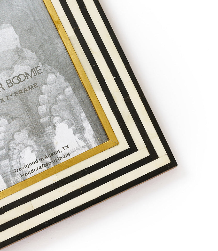 Rajiva Bone Inlay Picture Frame, 5" x 7"