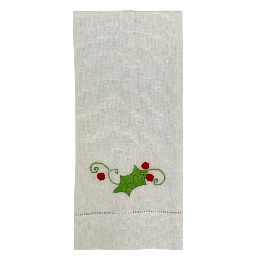 Holly Leaf Tea Towels