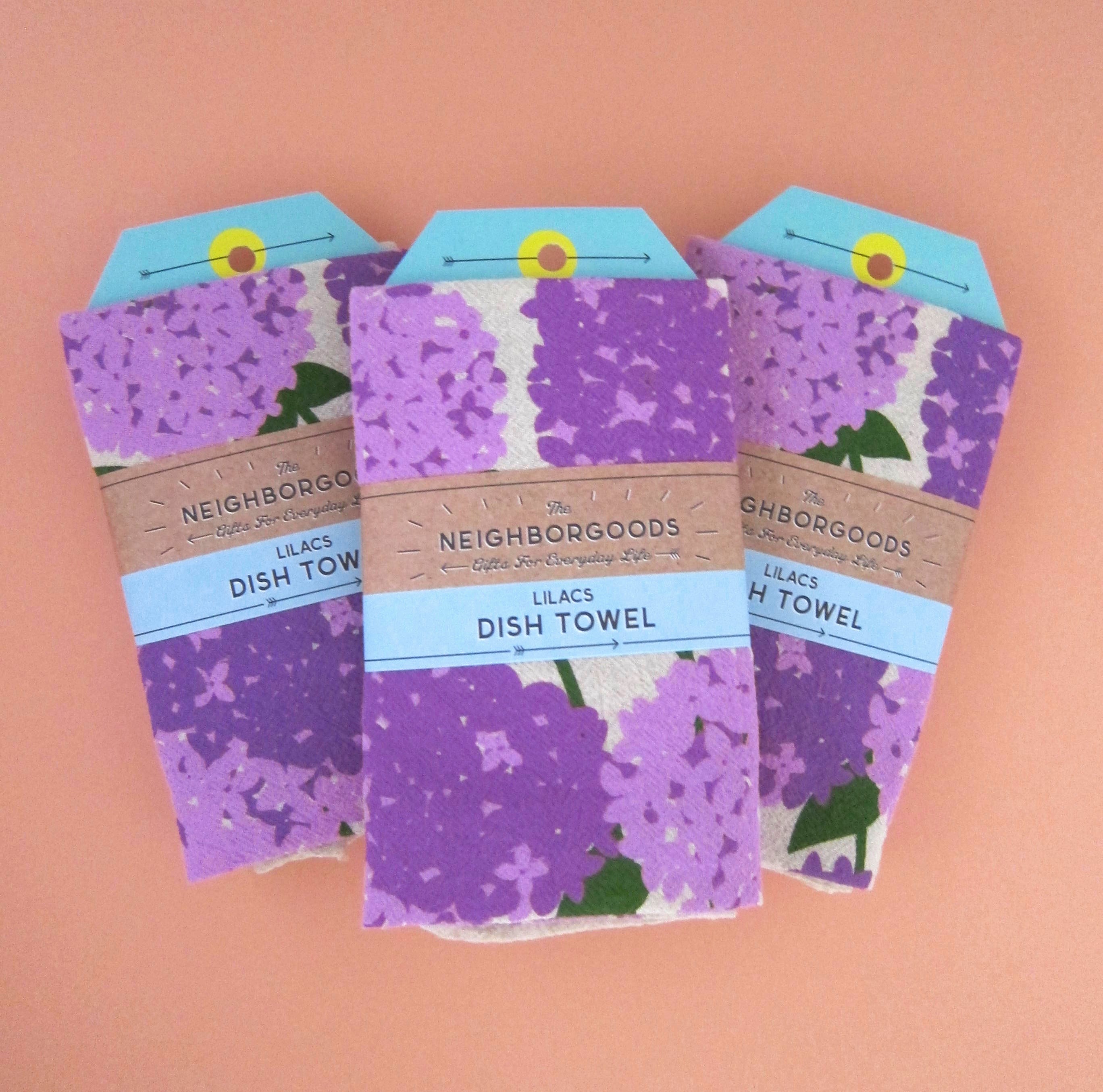 Lilacs Dish Towel