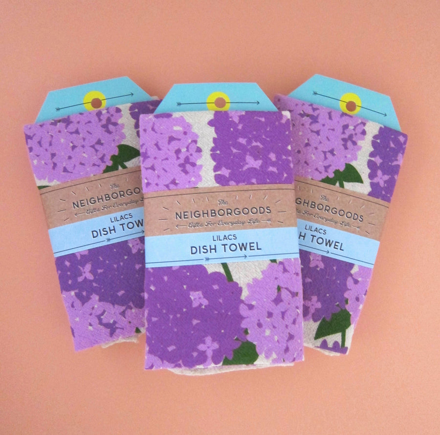 Lilacs Dish Towel