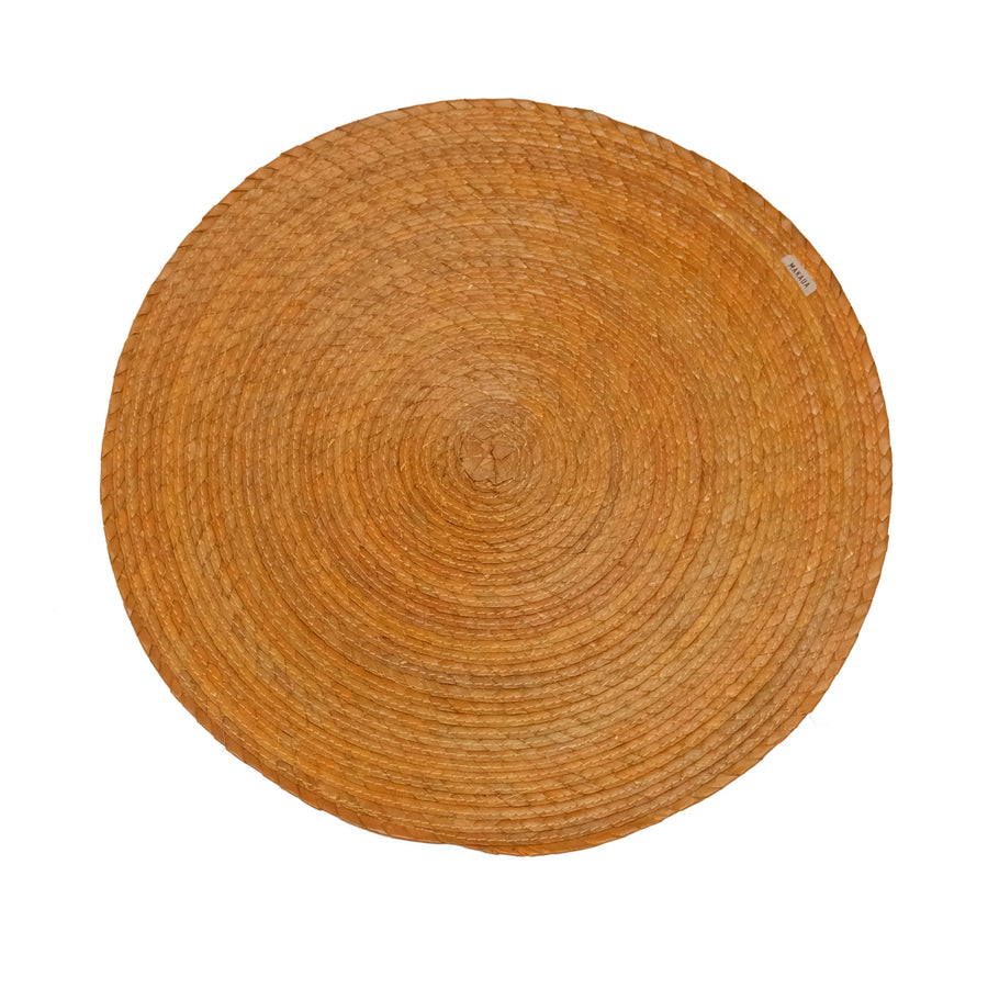 S/4 Palm Single Sided Placemat - Mustard