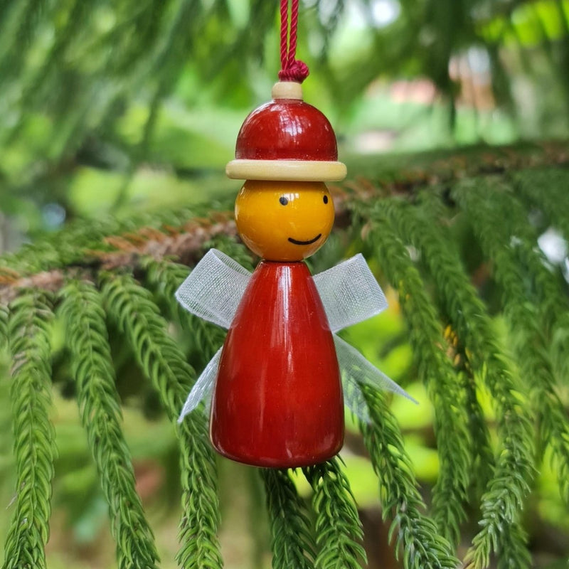 Handcrafted Christmas Tree Ornaments – Santa’s Elves | Set of 2
