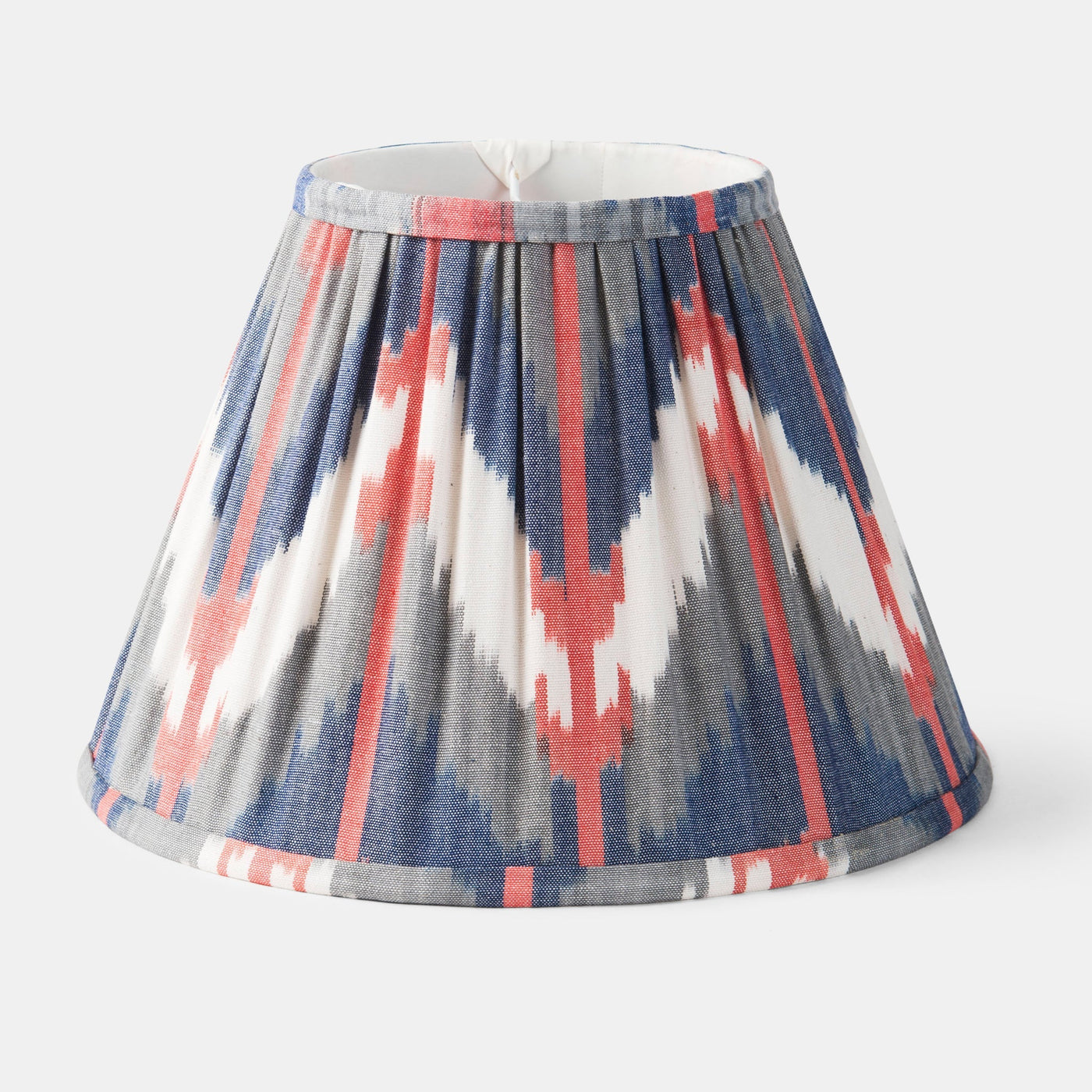 Handcrafted Accent Lamp Shade, Ikat Horizon
