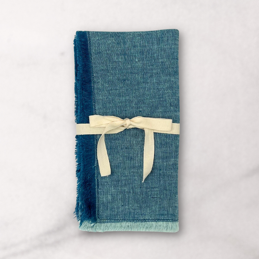 Lilia Napkins Set of 4, Ocean