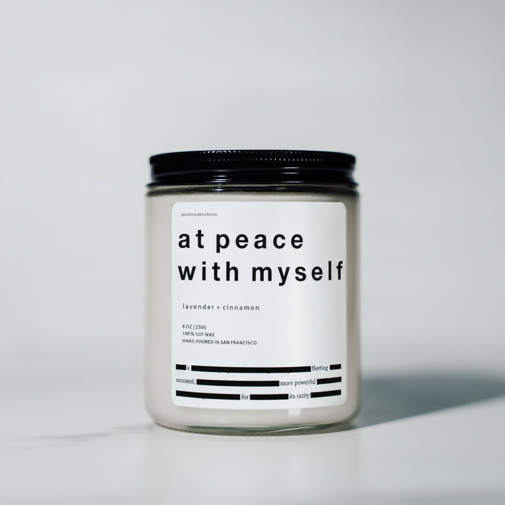 At Peace With Myself / Lavender + Cinnamon Candle