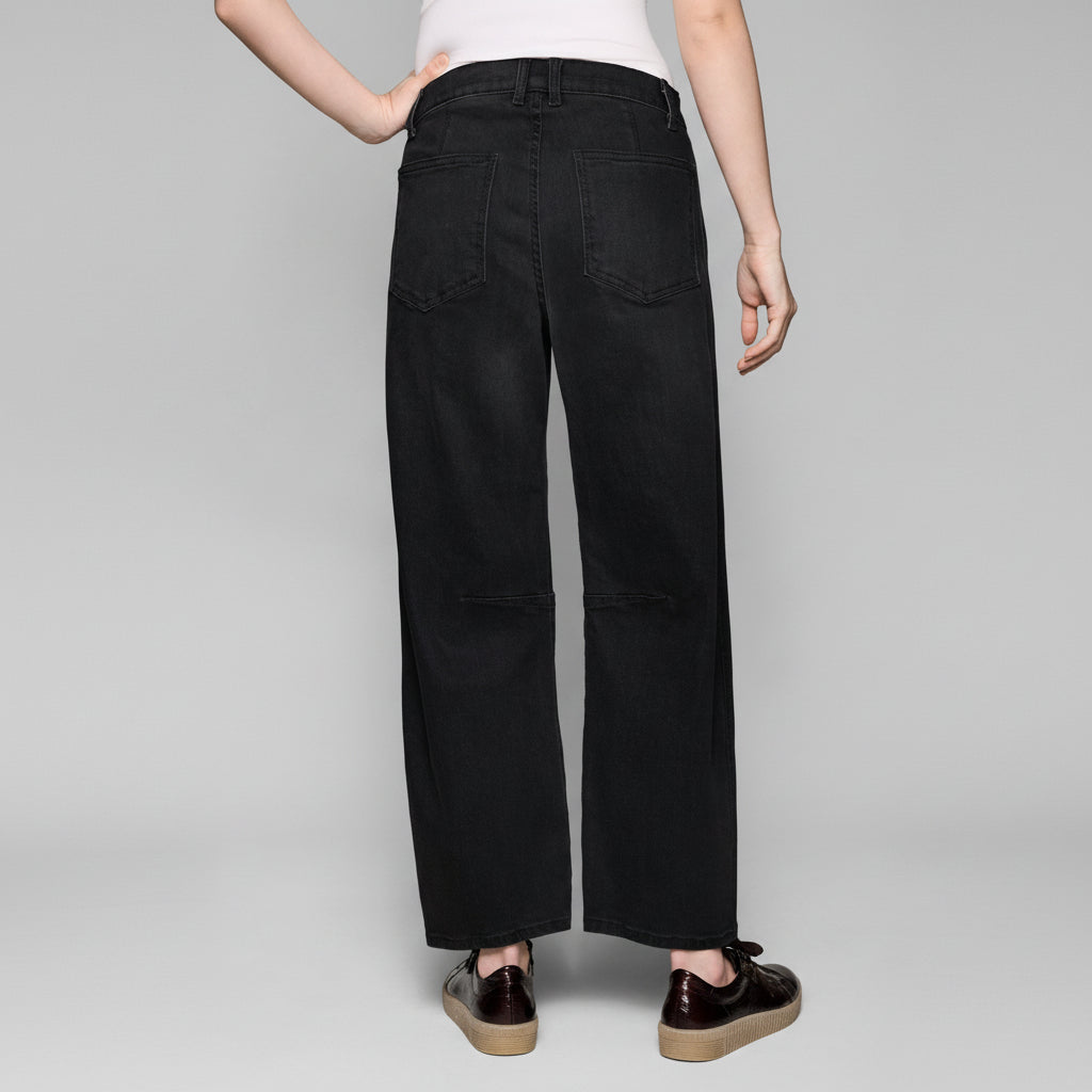Volume Barrel Jean - Black