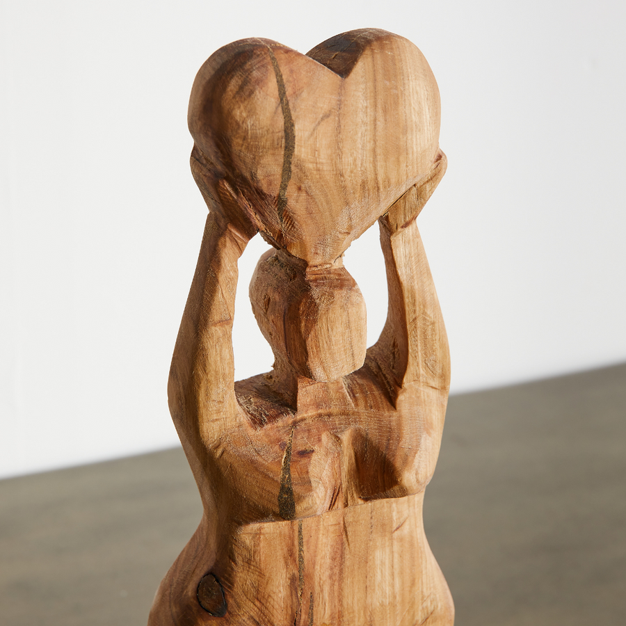Mother Nurture Natural Eucalyptus Wood Sculpture