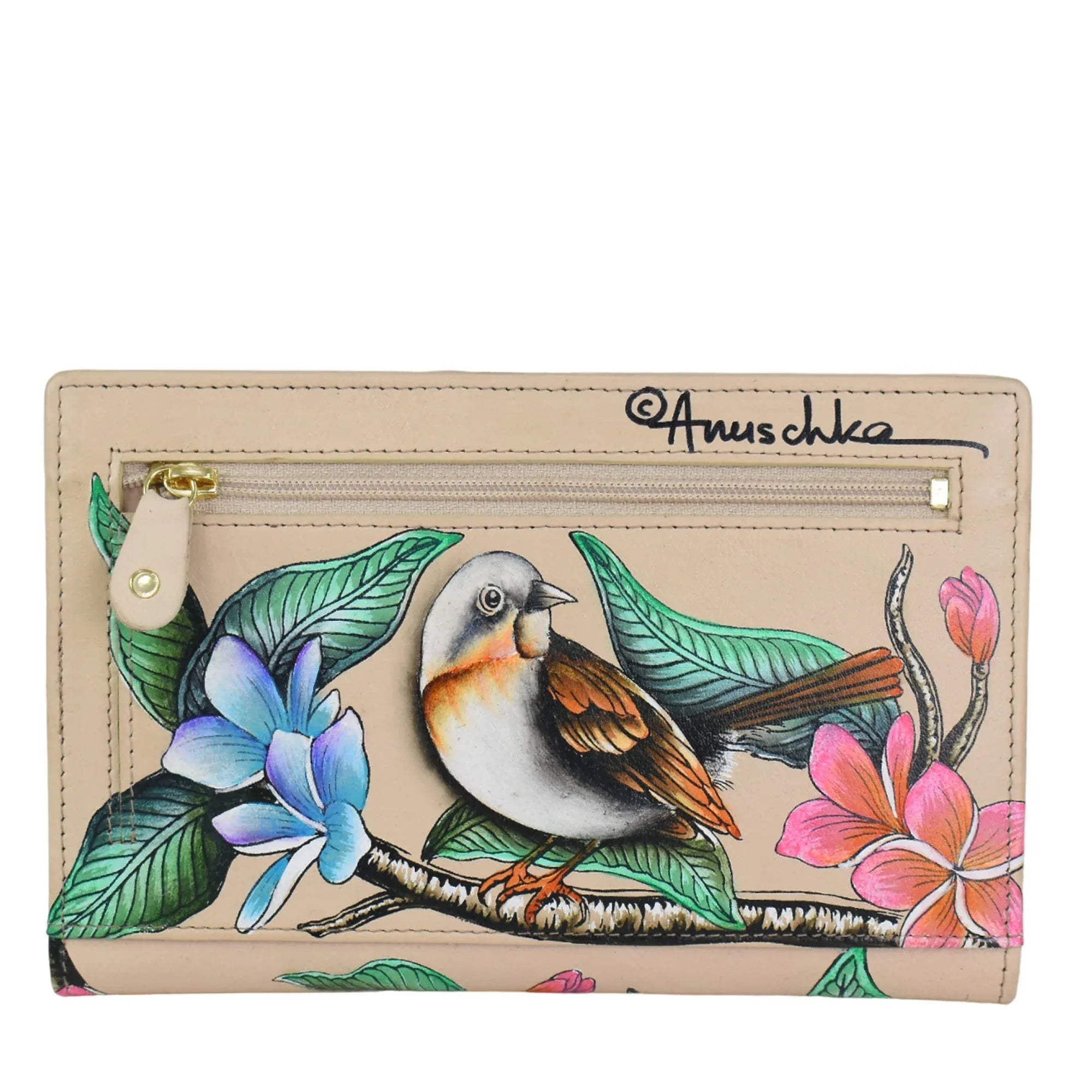 Bird Menagerie Two Fold Wallet