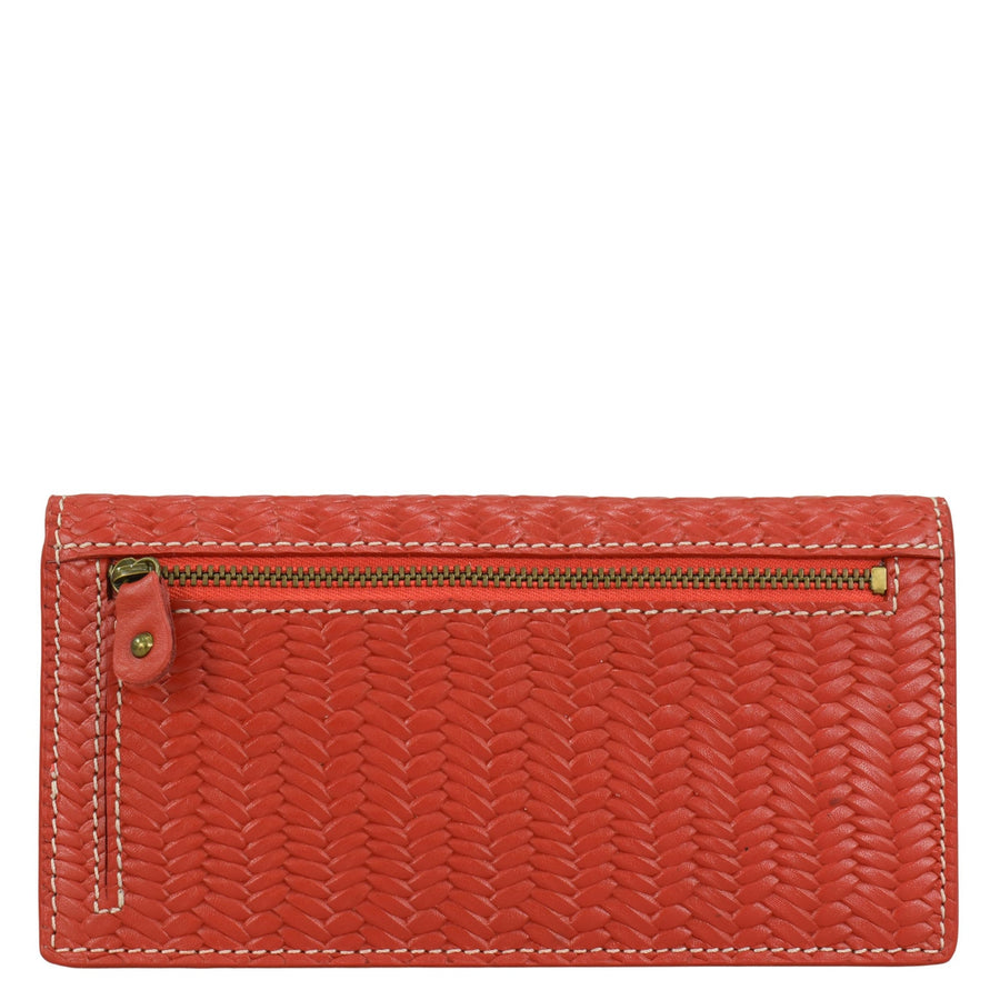 Heritage Leather Bi-Fold Clutch Wallet