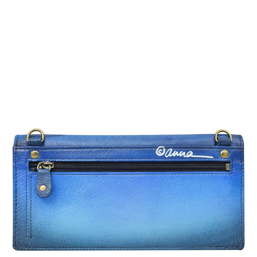 Moonlit Amalfi Leather Wallet on a String