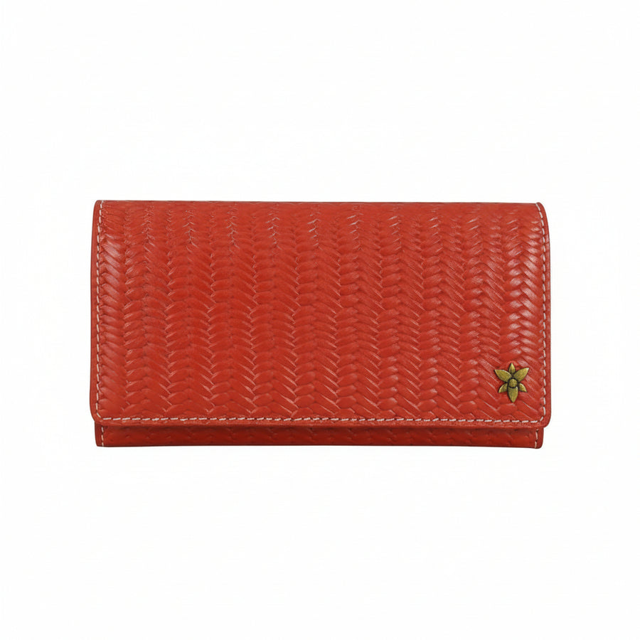 Heritage Leather Accordion Flap Wallet