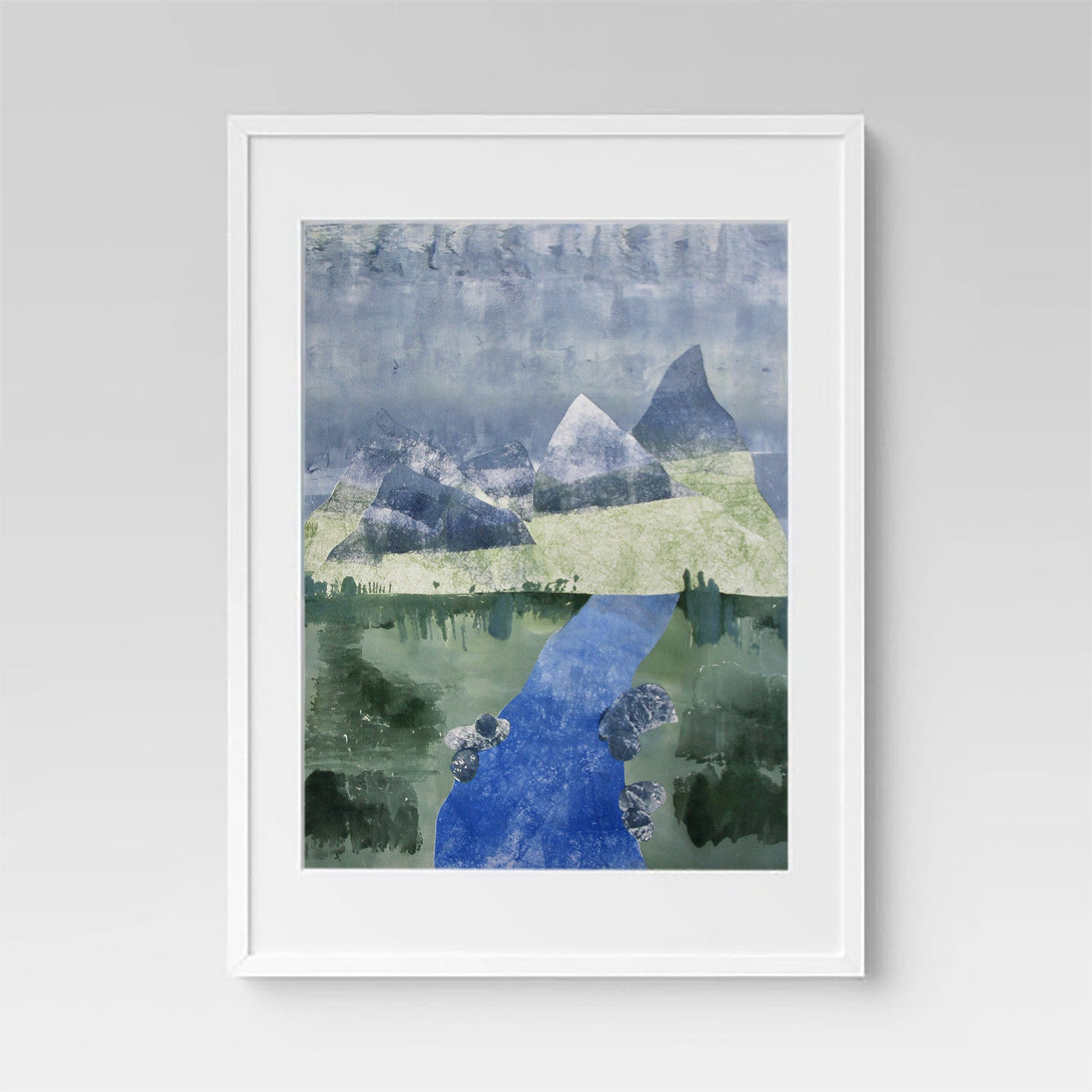 Mountain Trail Large Framed Print