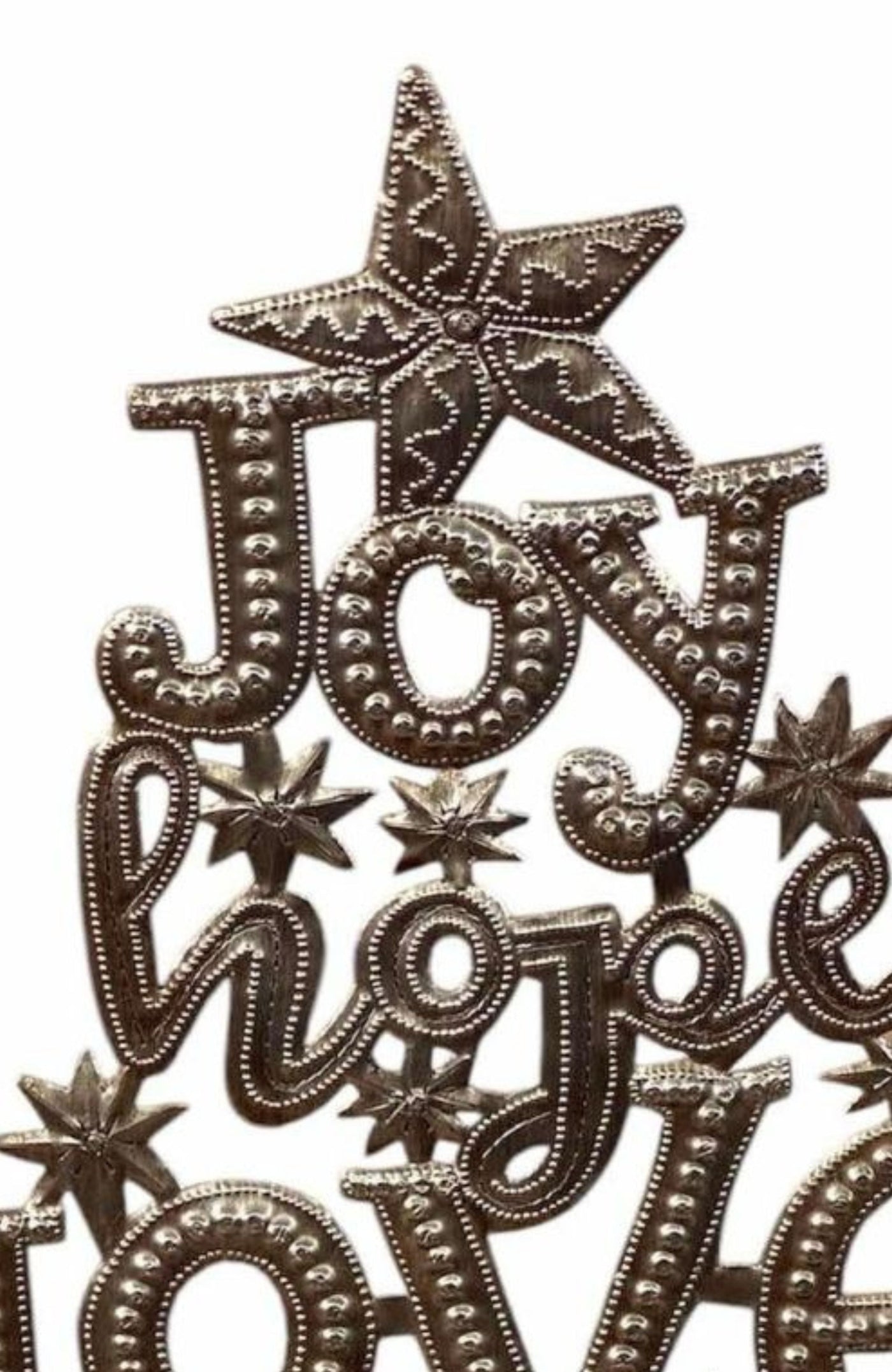 Inspirational Metal Christmas Tree