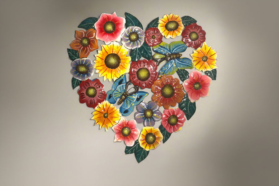 Painted My Heart Is Full - Metal Wall Art