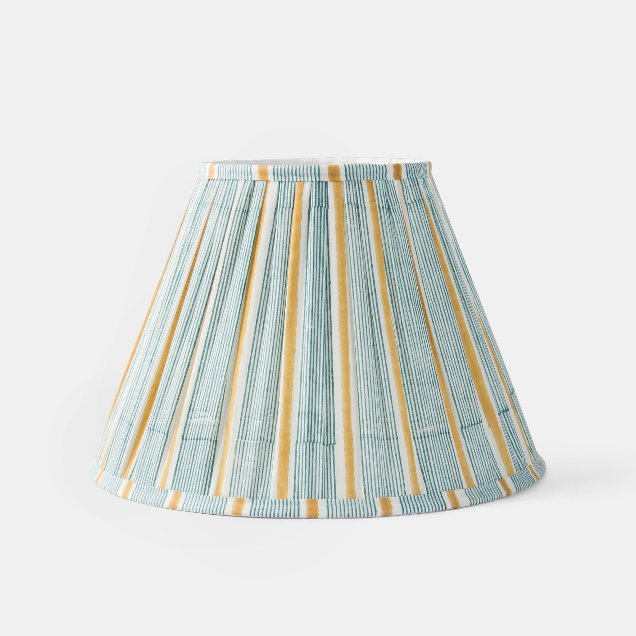 Handcrafted Accent Lamp Shade, Sunny Stripes