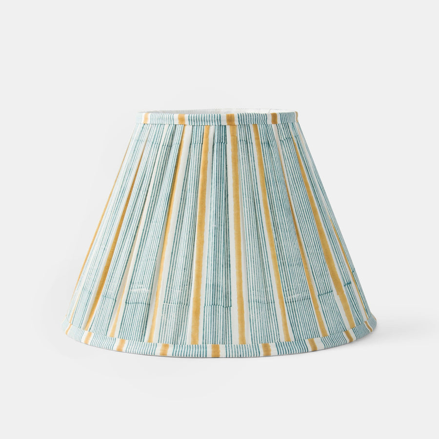 Handcrafted Accent Lamp Shade, Sunny Stripes