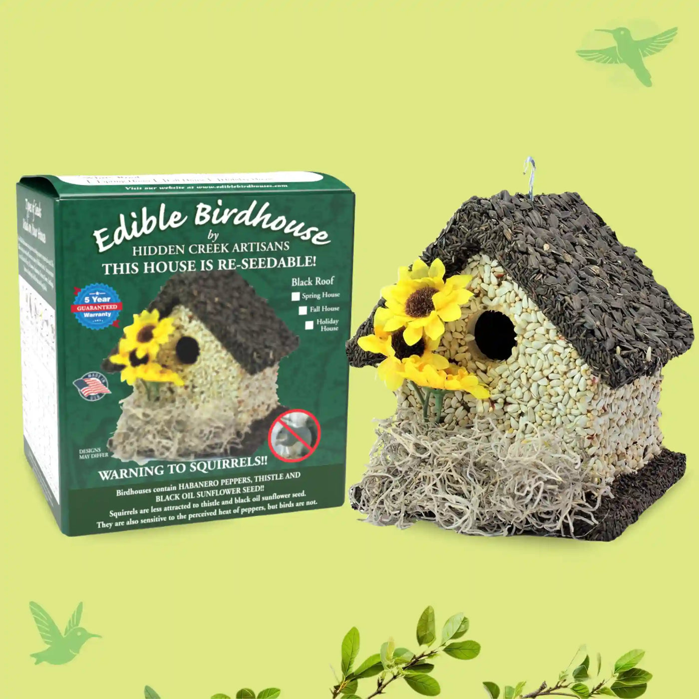 Edible Short Birdhouse