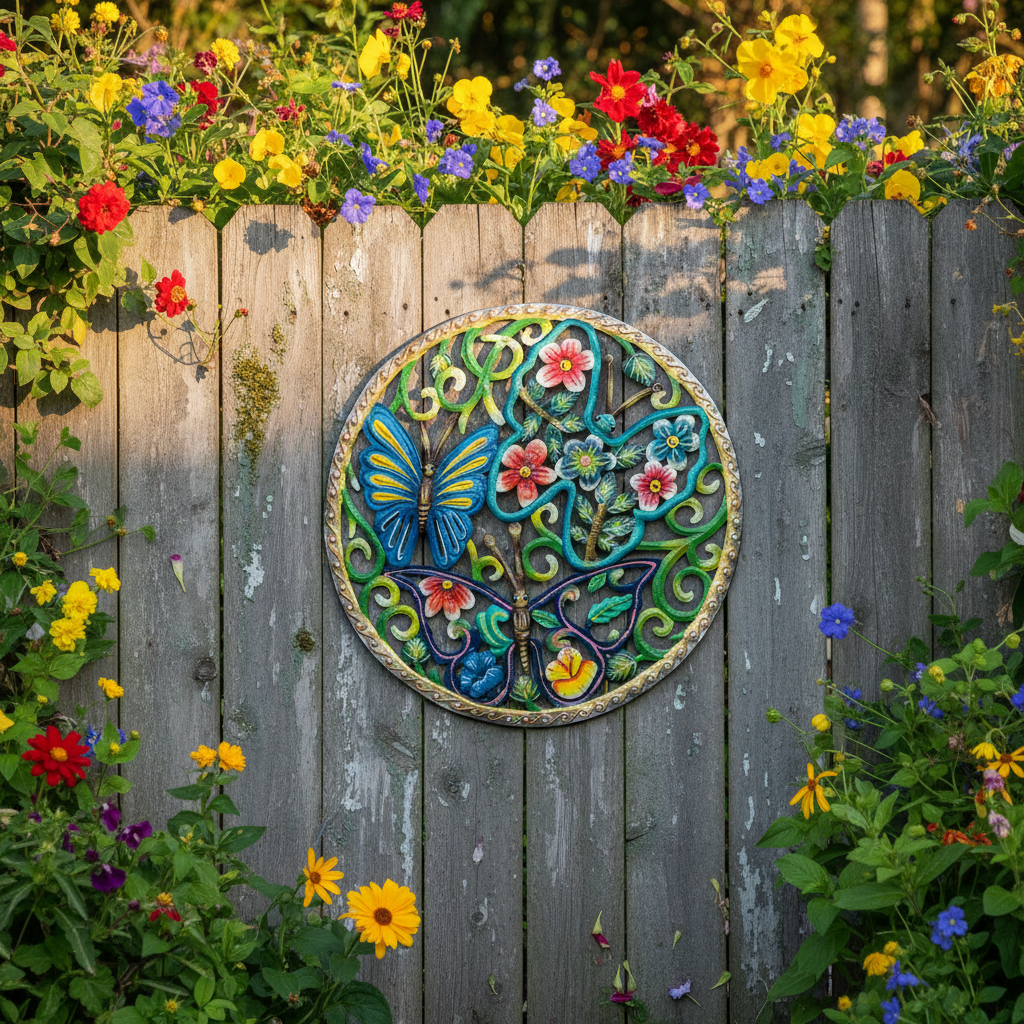 Painted Fluttering in the Garden