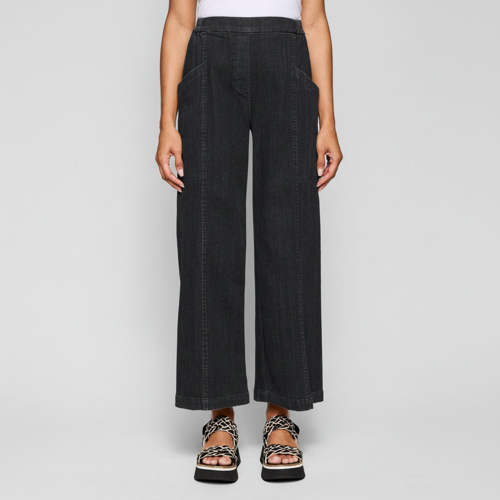 Denim Utility Pant - Black