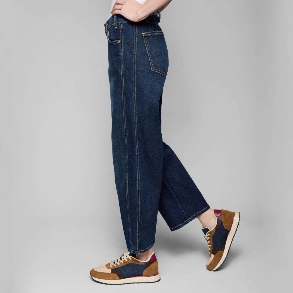 Volume Barrel Jean - Stone Wash