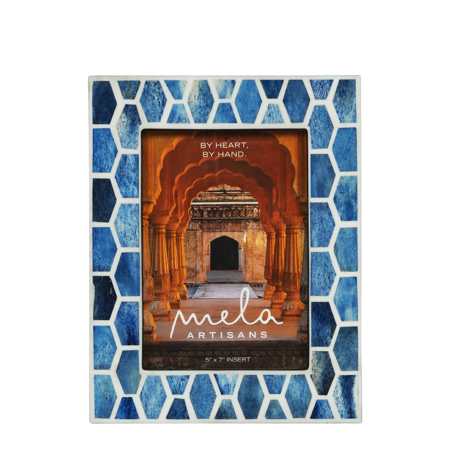 Gramercy Bone Inlay Photo Frame, 5" x 7"