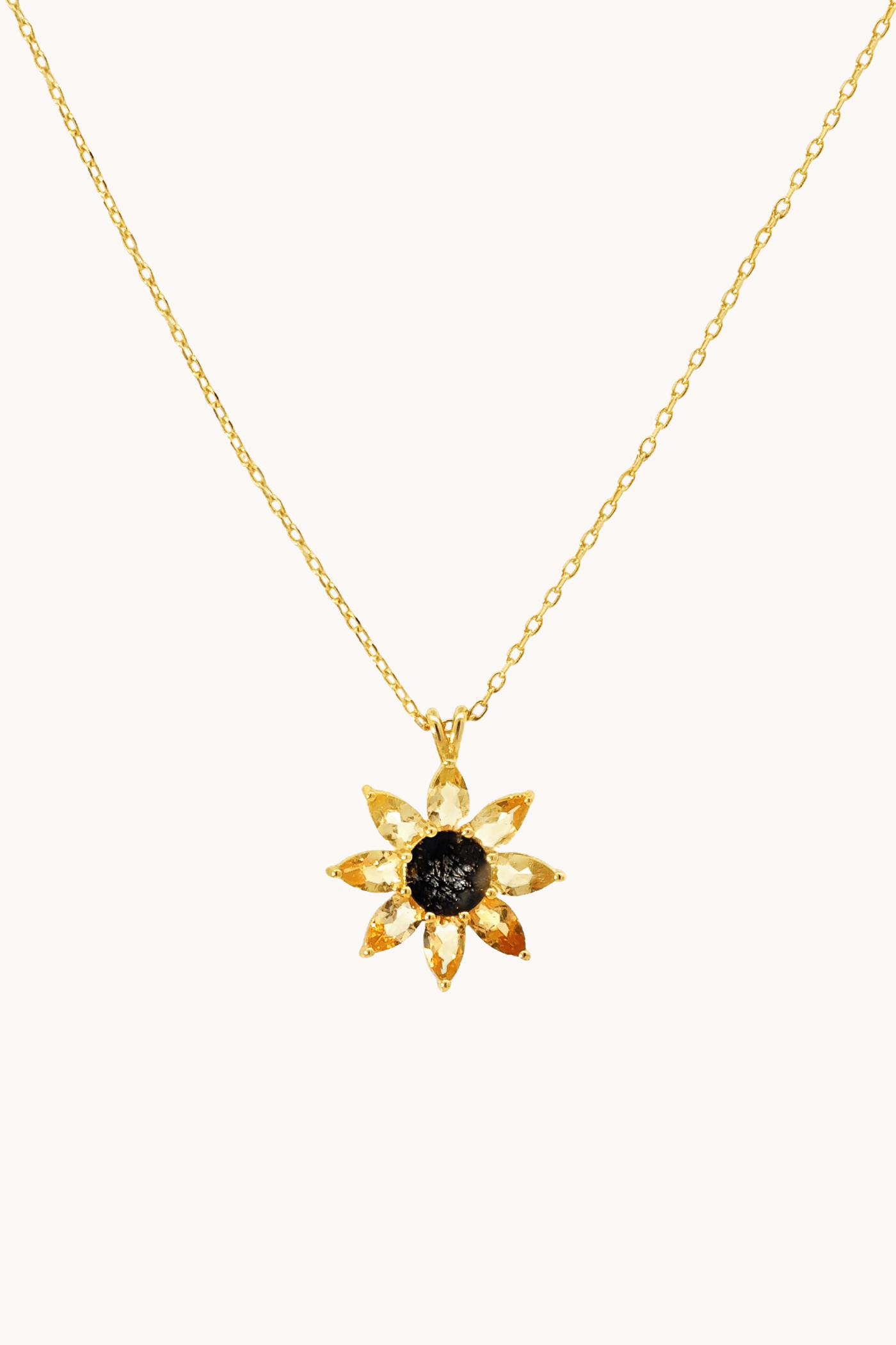 Sunflower Gold Necklace