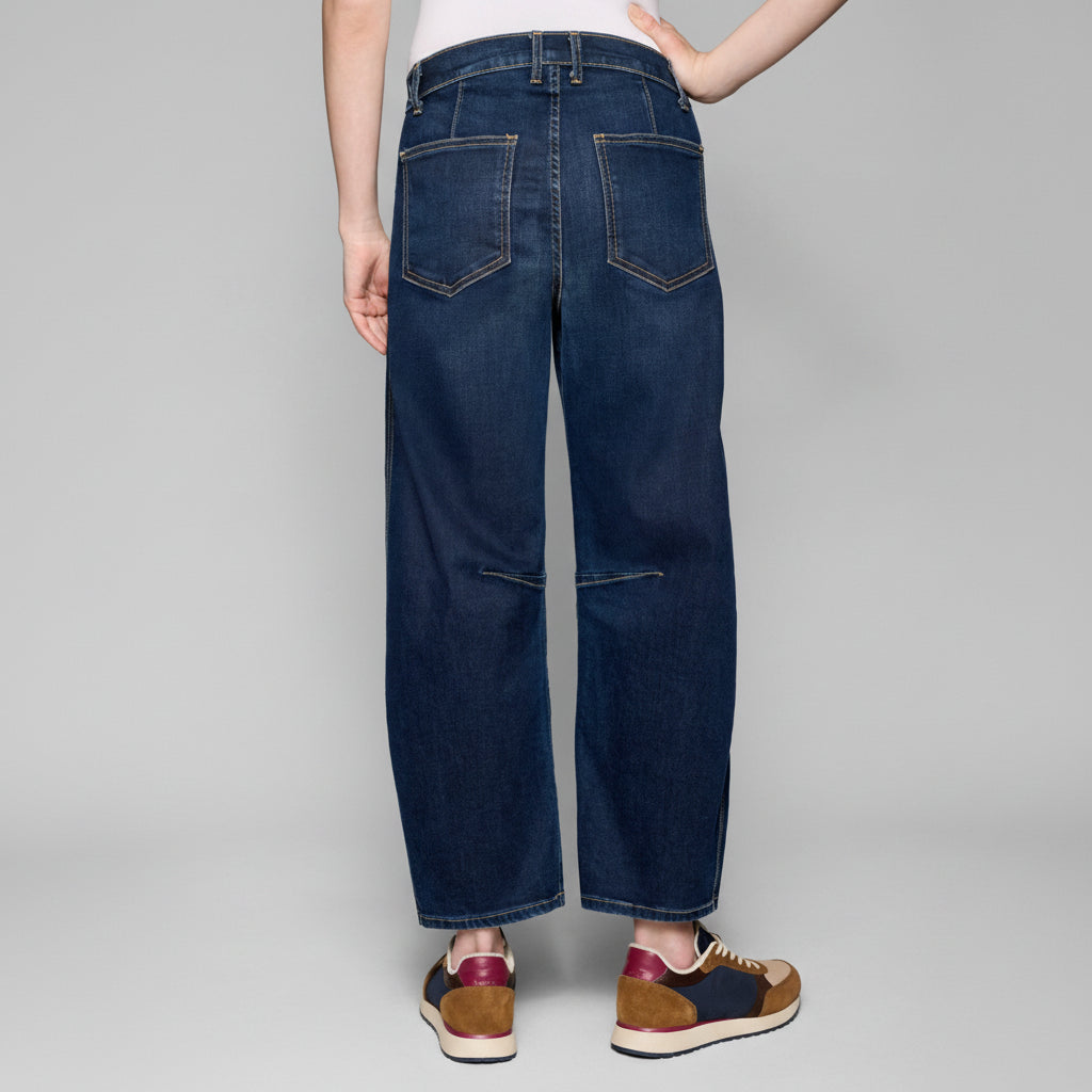 Volume Barrel Jean - Stone Wash