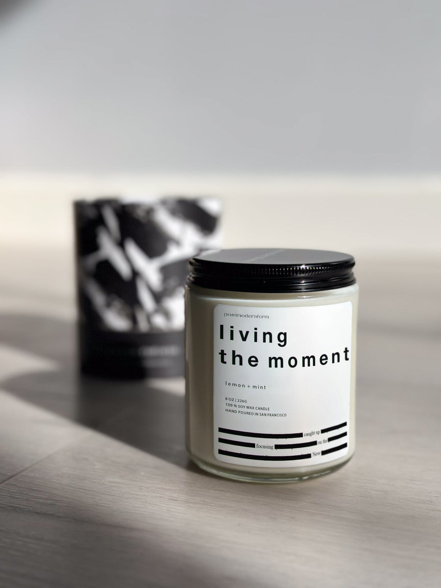 Living The Moment / Lemon + Mint Candle