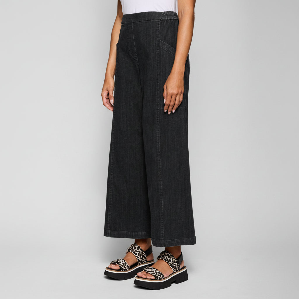 Denim Utility Pant - Black