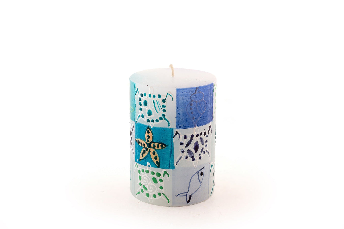Arniston Beach Painted Candles