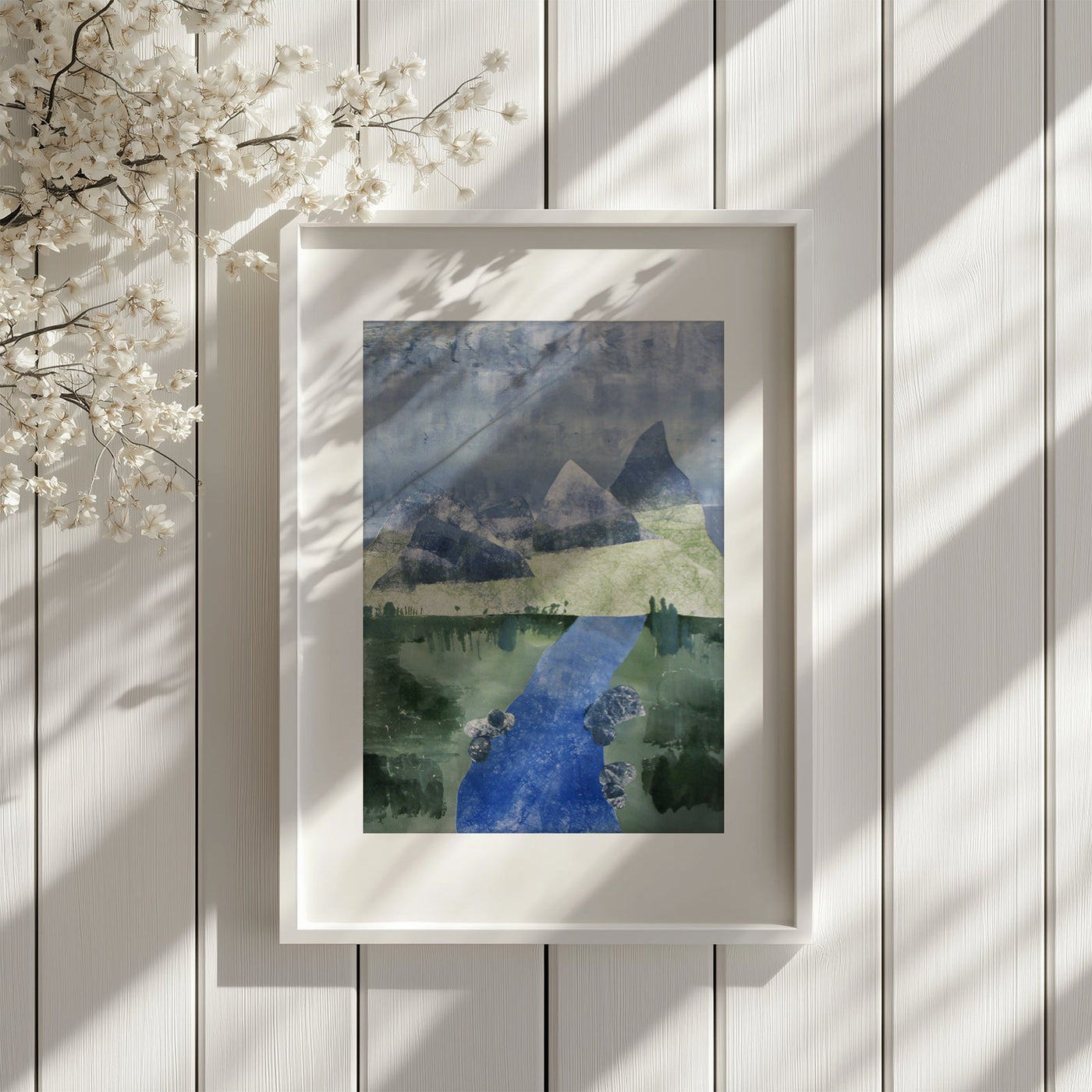 Mountain Trail Large Framed Print