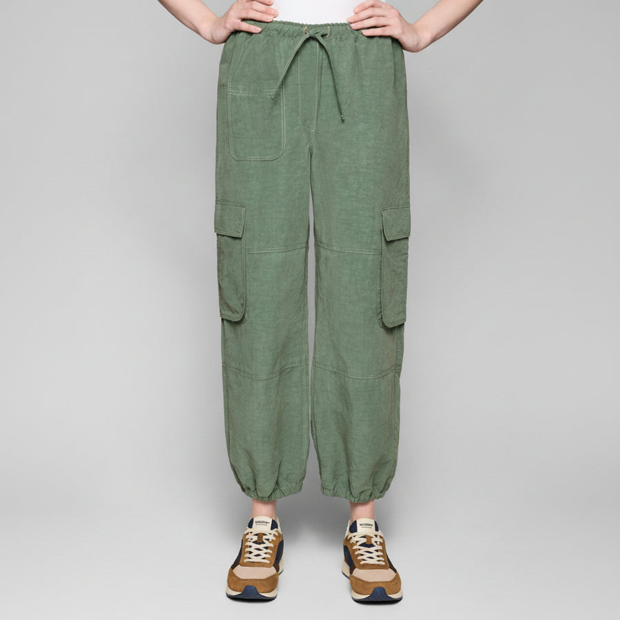 Tencel Essential Cargo Pant - Sage