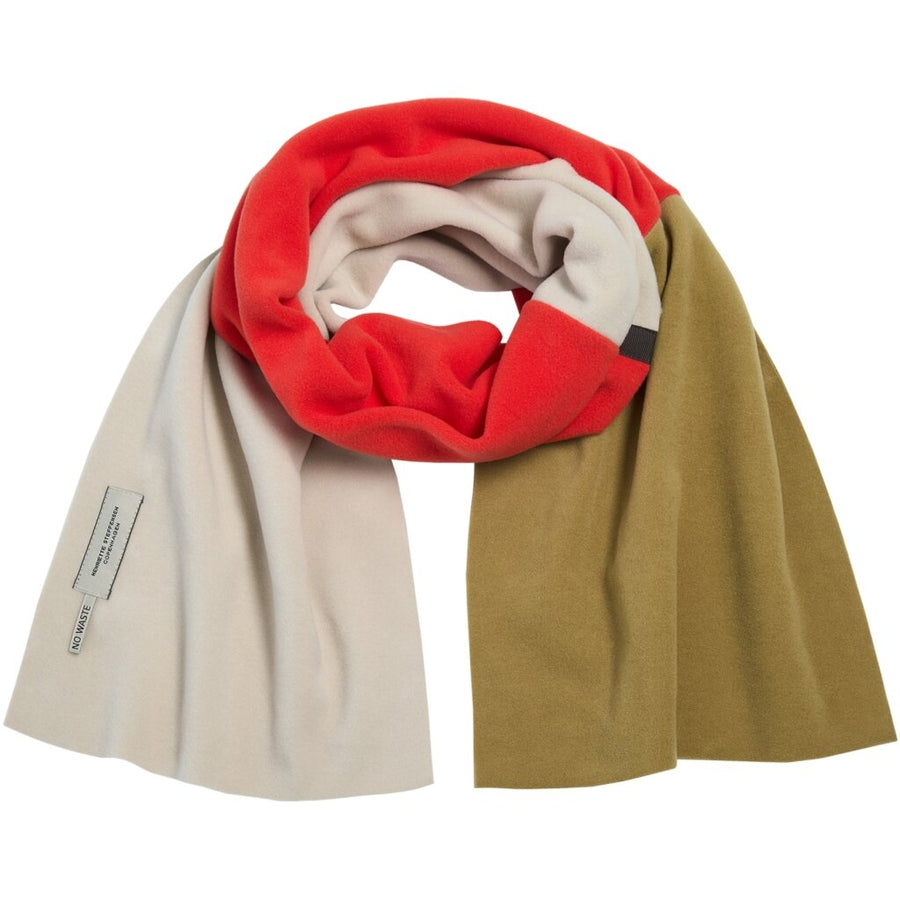 In Motion Scarf - Beige/Tomato/Khaki