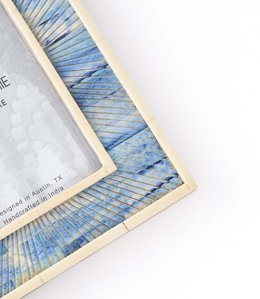 Neela Bone Inlay Picture Frame, 4" x 6"