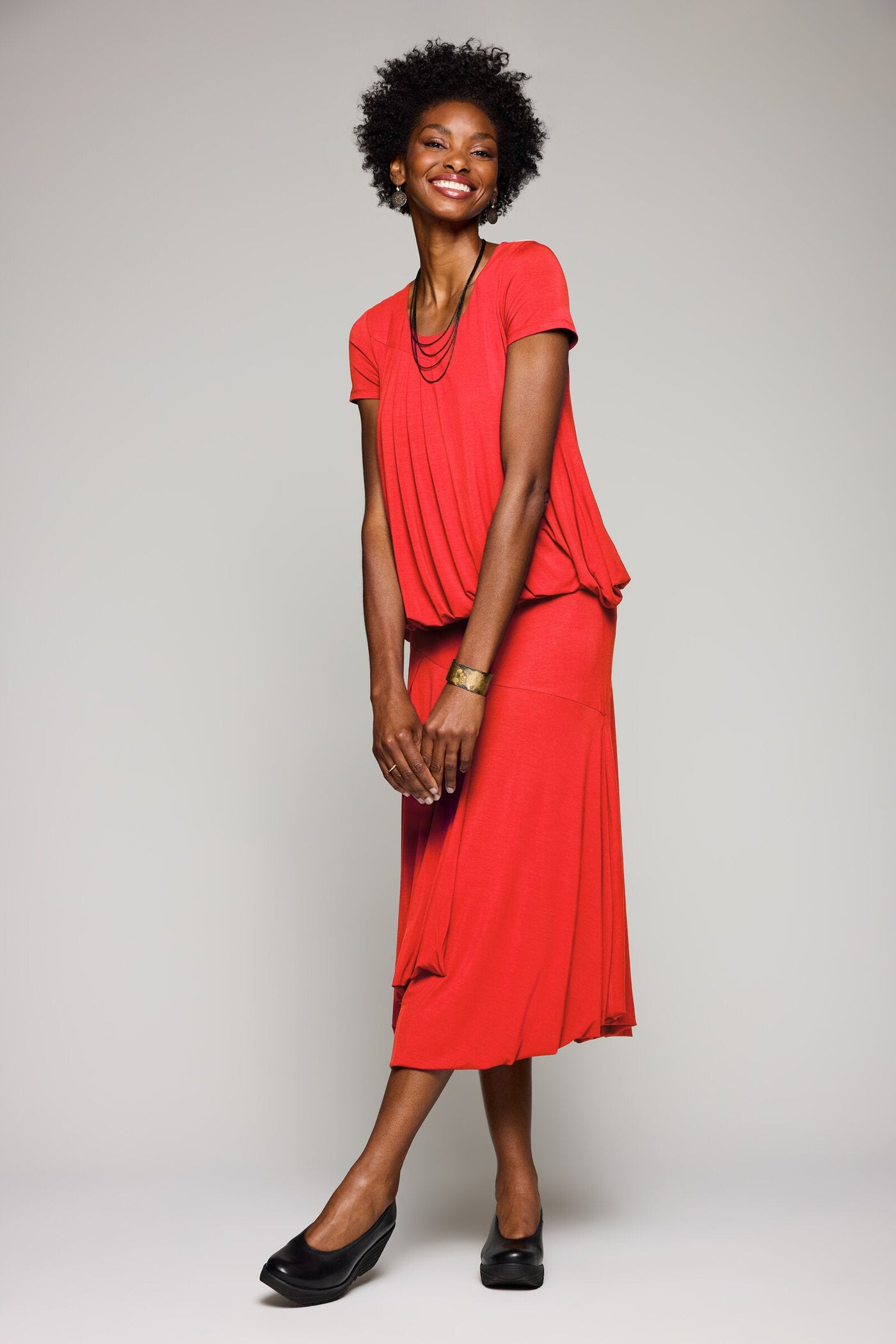 Bamboo Breeze Tee - Flame