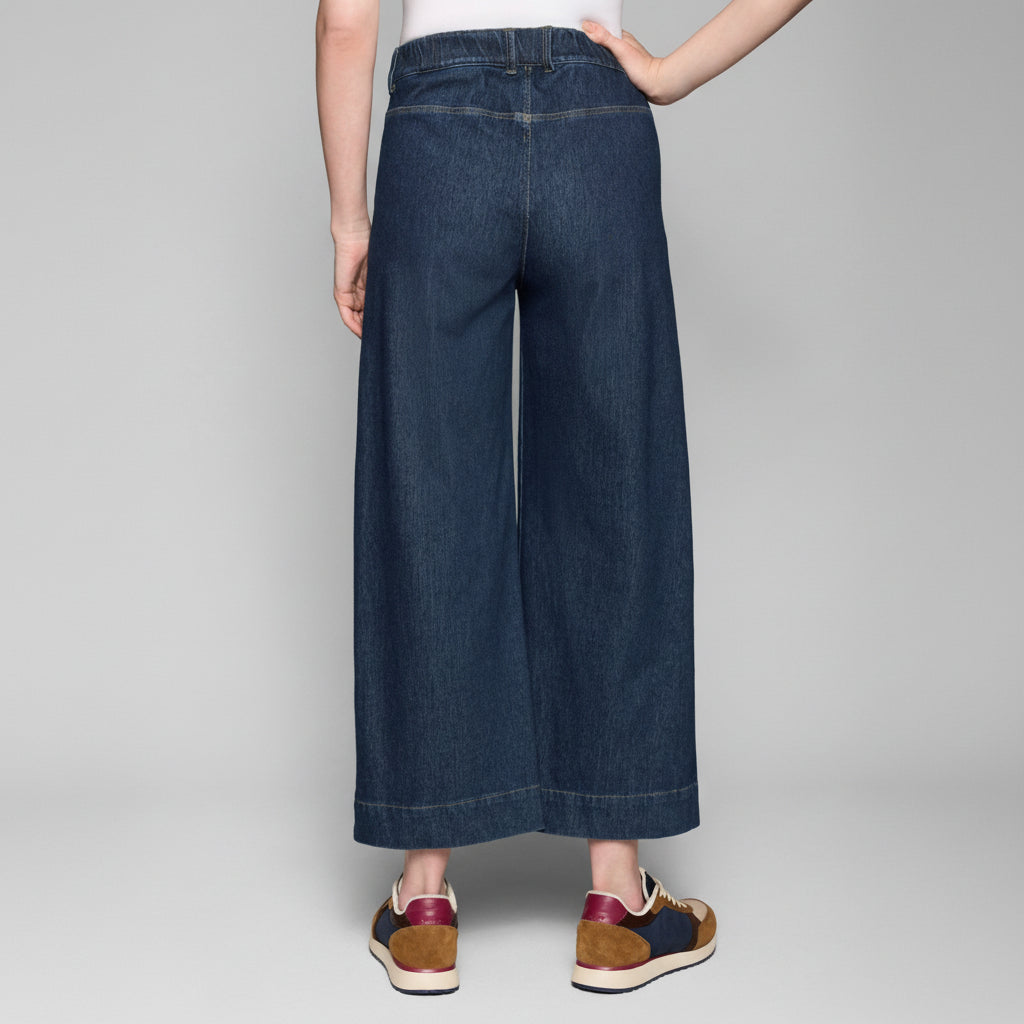 Dream Knit Denim Utility Pant - Indigo
