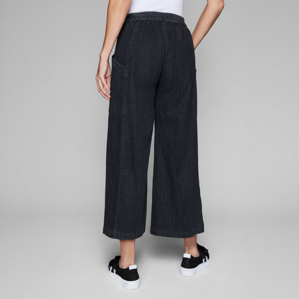Denim Utility Pant - Black