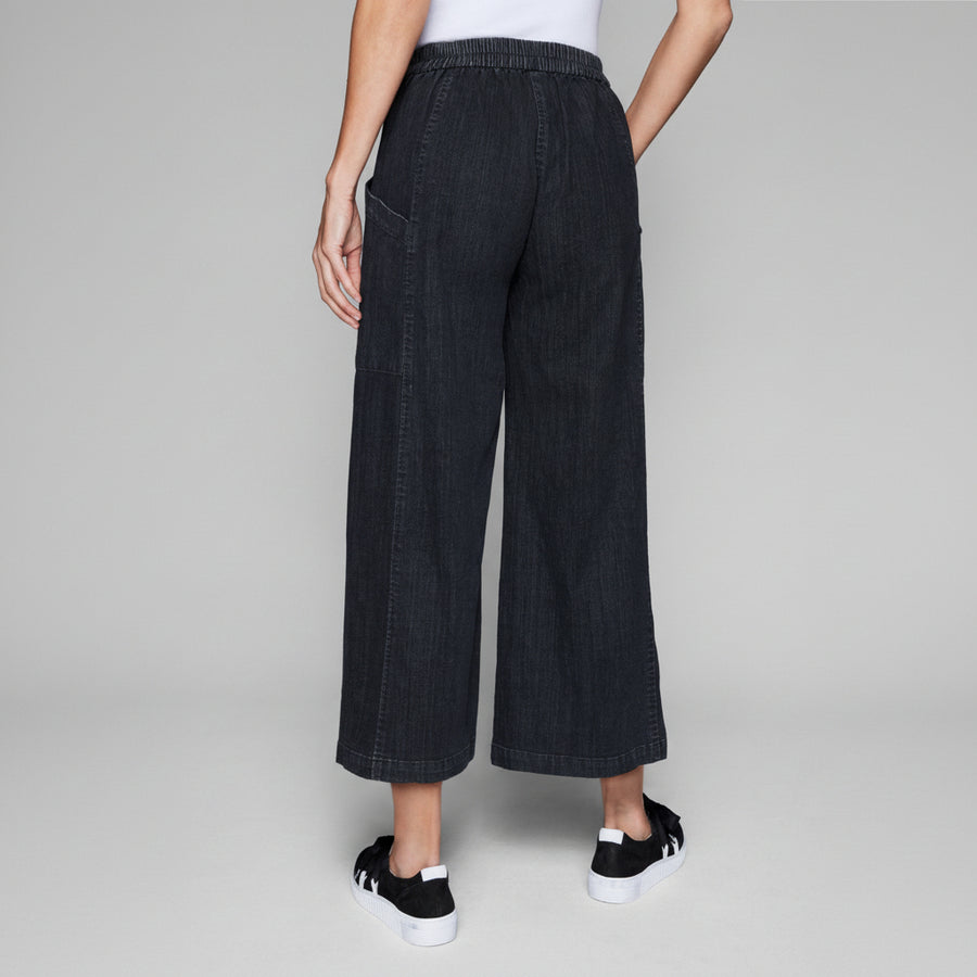 Denim Utility Pant - Black