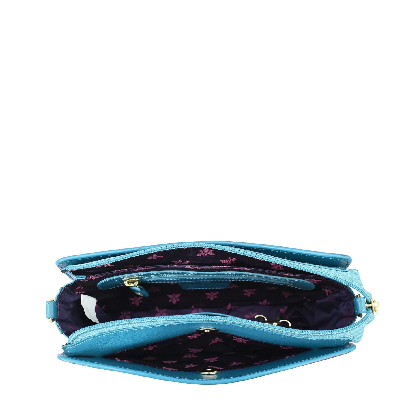 Rainbow Triple Compartment Crossbody
