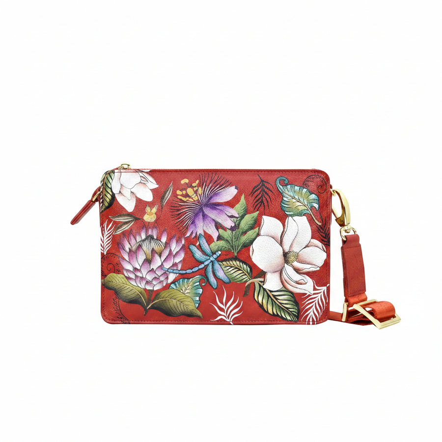 Triple Compartment Crossbody