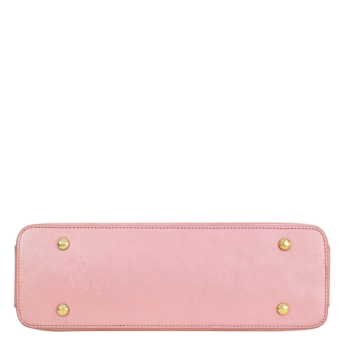Rose Garden Pearl Pink Leather Hobo Bag