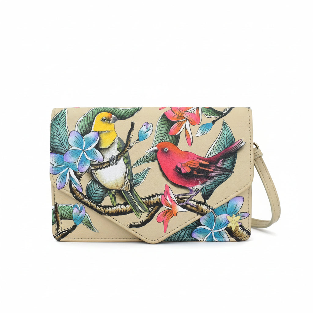 Bird Menagerie Convertible Crossbody/Wallet