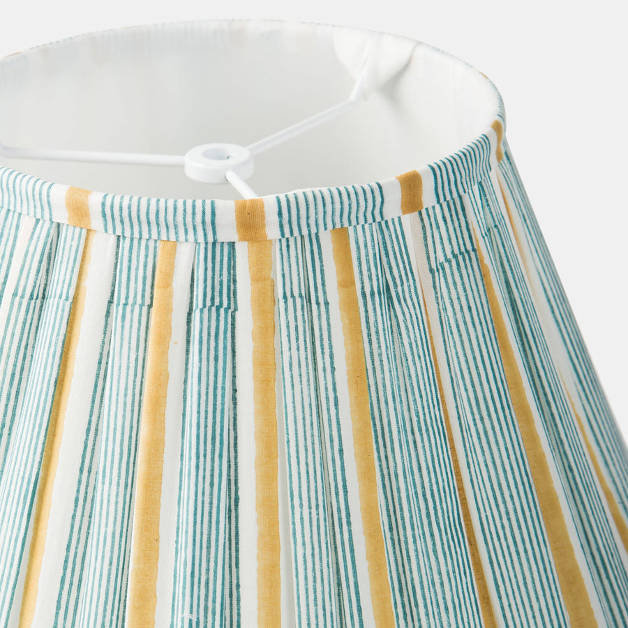 Handcrafted Accent Lamp Shade, Sunny Stripes