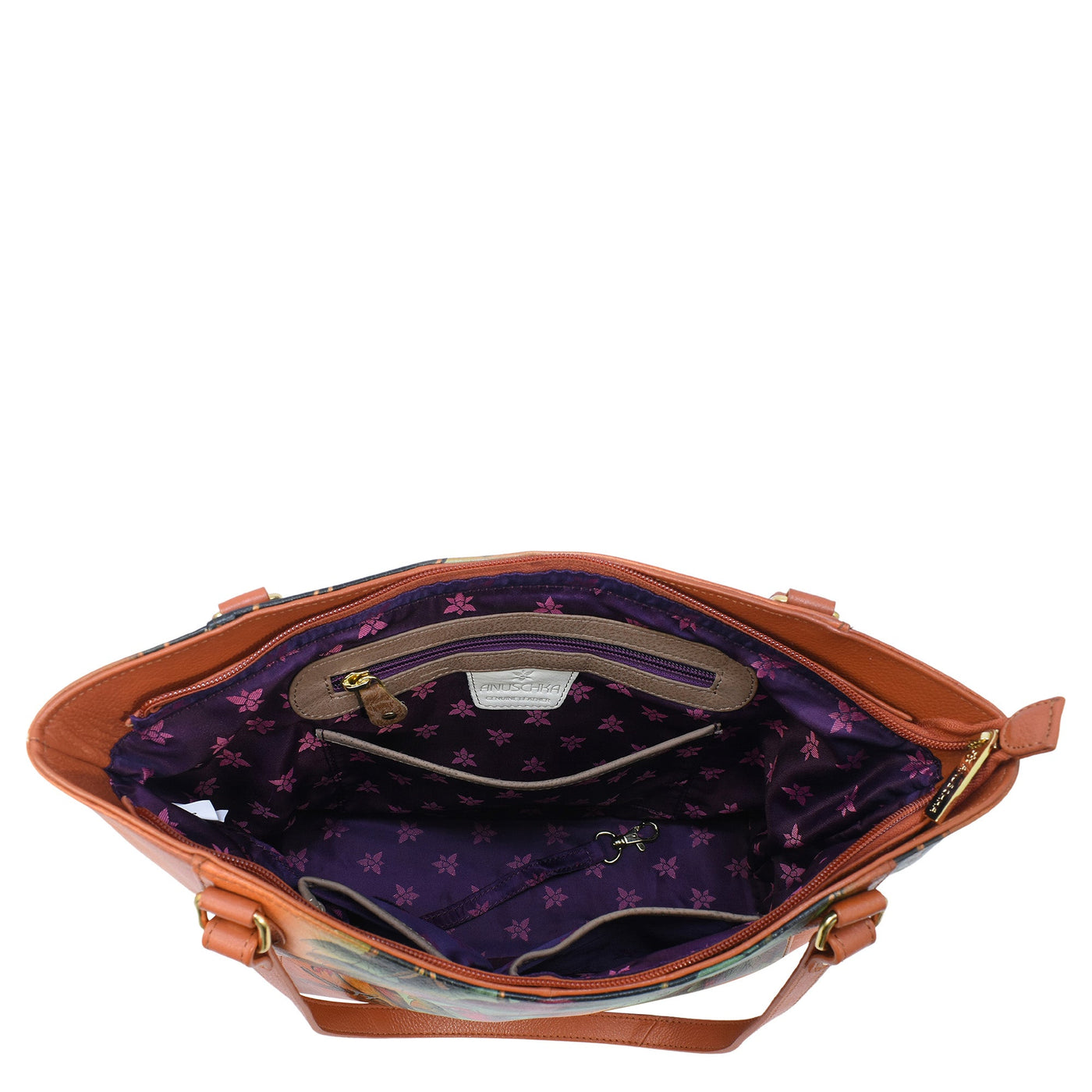 Handcrafted Genuine Leather Cardinal Large Tote