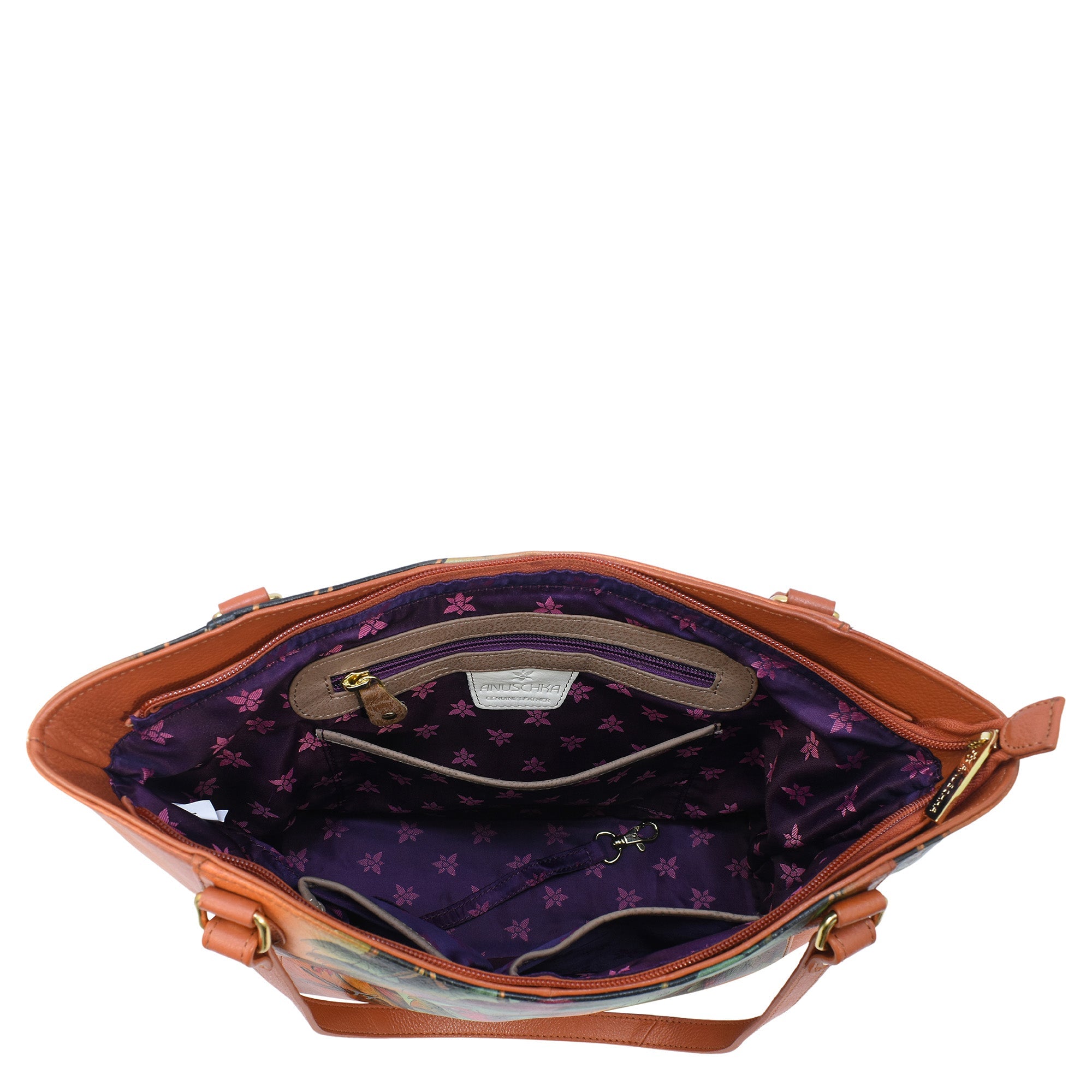 Handcrafted Genuine Leather Cardinal Large Tote