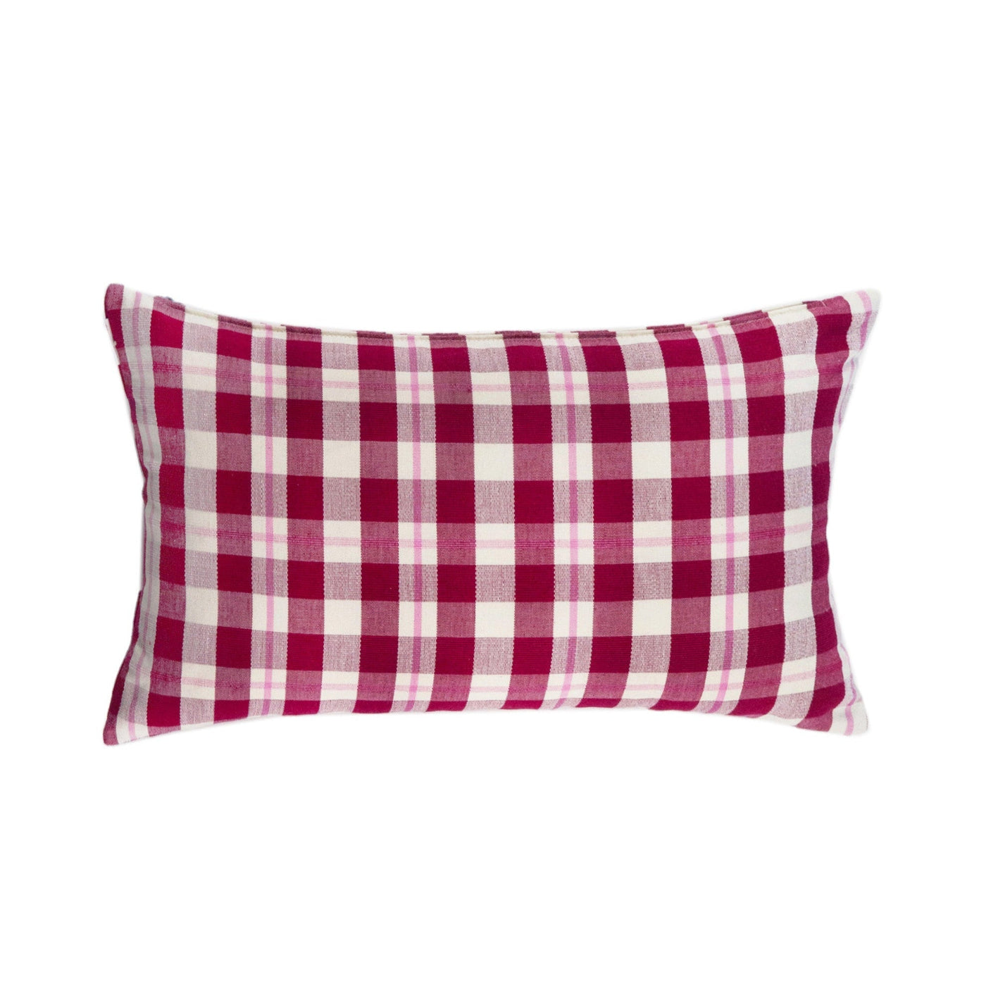 Archive NY Abigail Handmade Plaid Lumbar Pillow