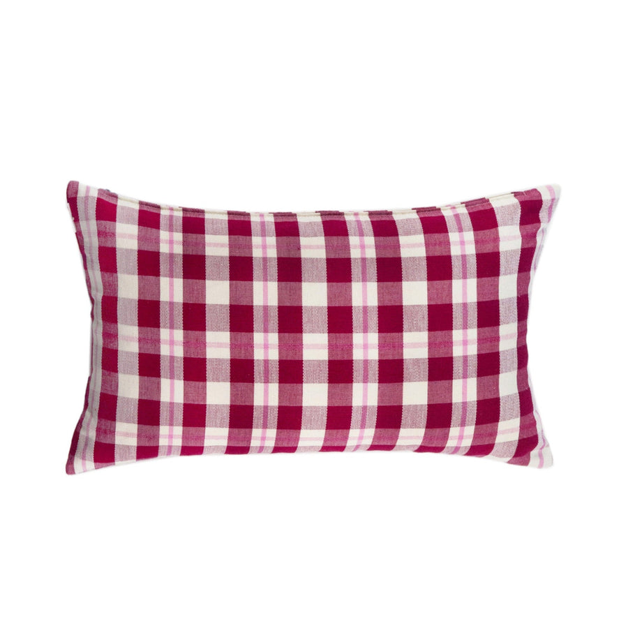 Archive NY Abigail Handmade Plaid Lumbar Pillow