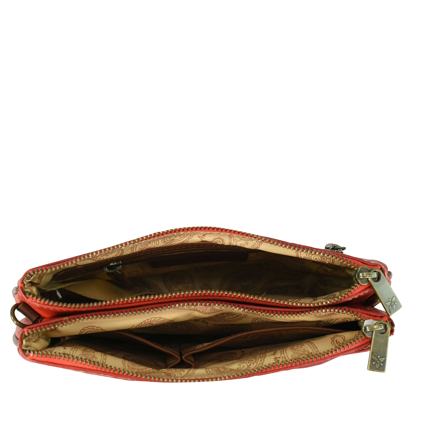 Heritage Leather Multi-Compartment Crossbody